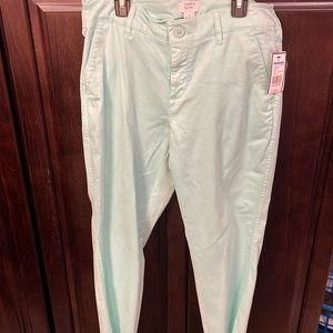 Crown and Ivy Mint Green Ankle Pants